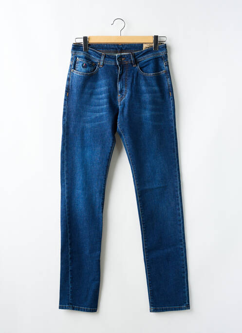 Blugi cu croială slim albastru LA SQUADRA bărbat