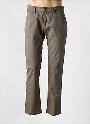 Pantalon chino elasticitate mărime normală maro HATTRIC bărbat