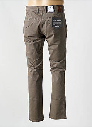 Pantalon chino elasticitate mărime normală maro HATTRIC bărbat