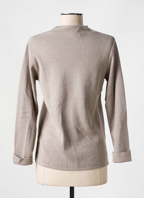 Vestă cu mâneci lungi bej ELEANE femeie