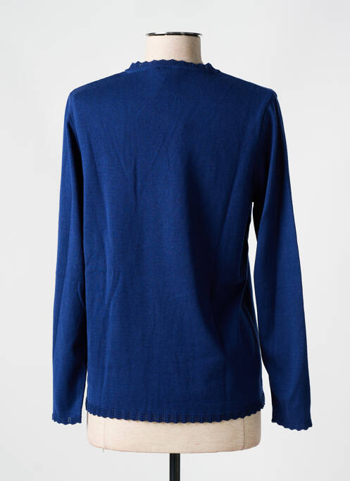 Vestă cu mâneci lungi albastru ELEANE femeie