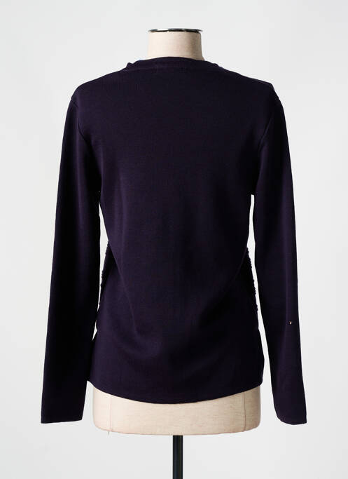 Vestă cu mâneci lungi violet ELEANE femeie