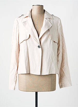 Jachete casual guler tip costum bej STREET ONE femeie