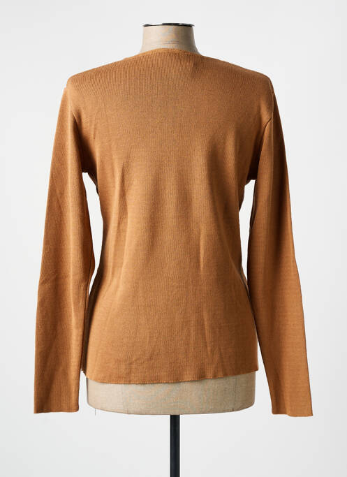 Vestă cu mâneci lungi galben ELEANE femeie