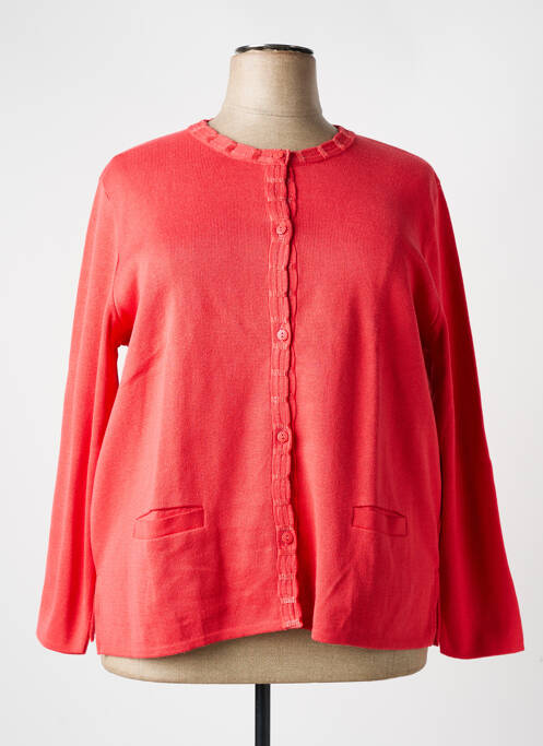 Vestă cu mâneci lungi portocaliu ELEANE femeie