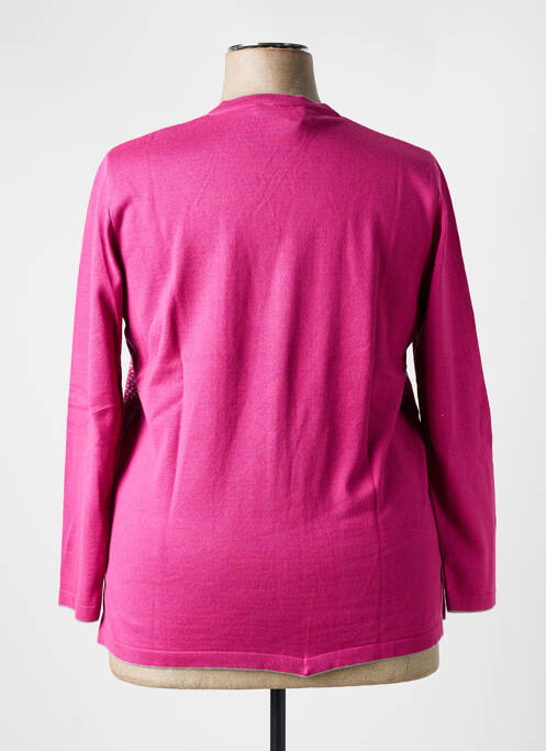 Vestă cu mâneci lungi roz ELEANE femeie