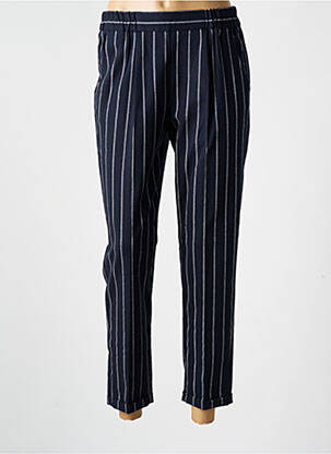 Pantalon chino talie elastică talie elastică albastru TEDDY SMITH fată