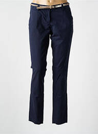 Pantalon chino țesătură poplin mărime normală albastru TOM TAILOR femeie