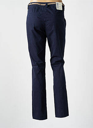 Pantalon chino țesătură poplin mărime normală albastru TOM TAILOR femeie