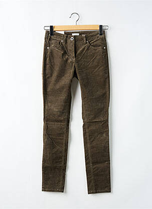 Pantalon slim verde TOM TAILOR femeie