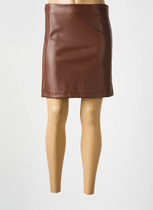 Fustă scurtă maro LES P'TITES BOMBES femeie