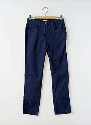 Pantalon 7/8 elasticitate mărime normală albastru C'EST BEAU LA VIE femeie
