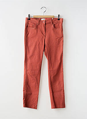 Pantalon 7/8 elasticitate mărime normală maro C'EST BEAU LA VIE femeie