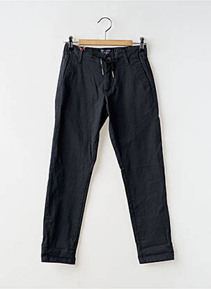 Pantalon chino croială dreaptă talie elastică albastru TEDDY SMITH băiat