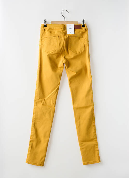 Pantalon slim galben C'EST BEAU LA VIE femeie
