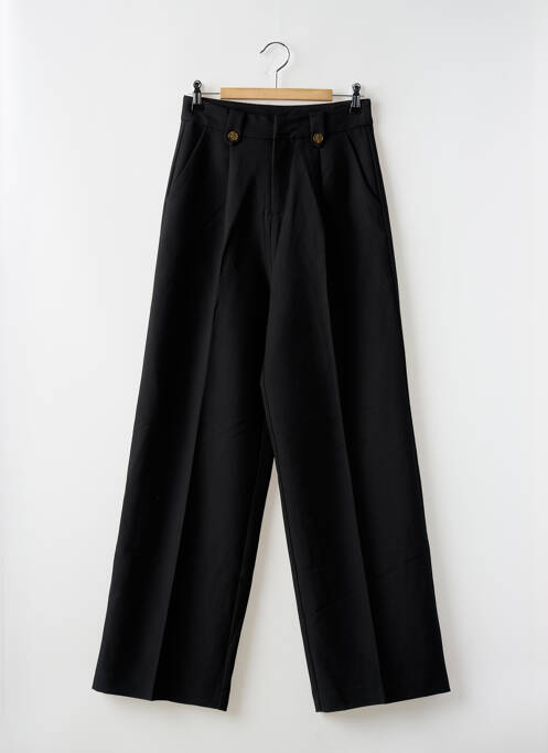 Pantalon larg negru GRACE & MILA femeie