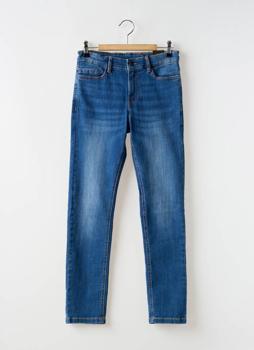 Blugi cu croială slim albastru NUKUTAVAKE fată