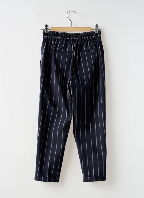 Pantalon drept albastru TEDDY SMITH fată
