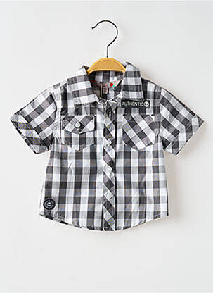 Cămașă cu mâneci scurte negru BOBOLI băiat