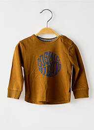 Tricou mâneci lungi mâneci lungi maro NOPPIES băiat