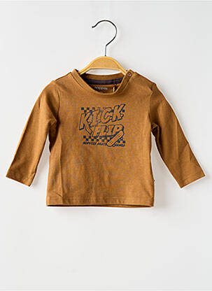 Tricou mâneci lungi mâneci lungi maro NOPPIES băiat