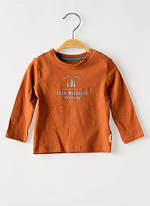 Tricou mâneci lungi mâneci lungi portocalie NOPPIES băiat