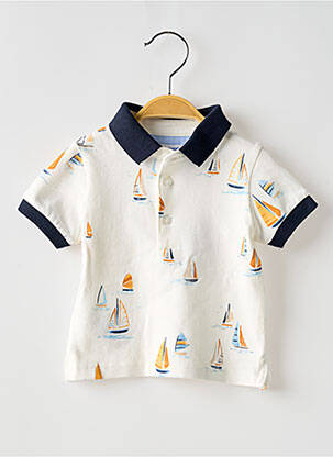 Polo alb MAYORAL băiat