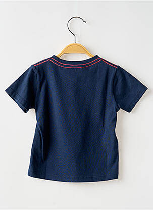 Tricou croială dreaptă mâneci scurte albastru BOBOLI băiat