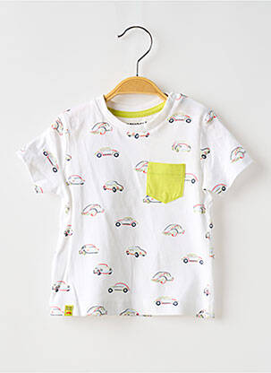 Tricou croială dreaptă mâneci scurte alb MAYORAL băiat