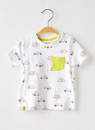 Tricou croială dreaptă mâneci scurte alb MAYORAL garcon