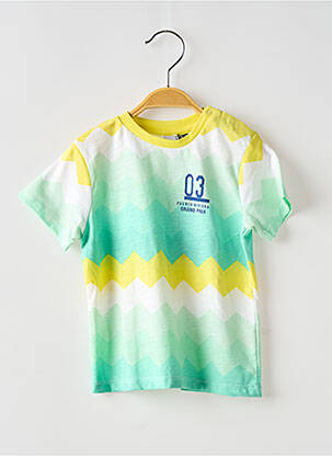 Tricou verde 3 POMMES băiat