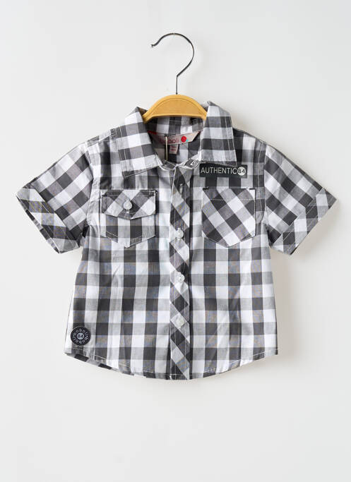 Cămașă cu mâneci scurte negru BOBOLI băiat