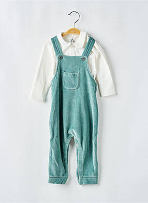 Set pantaloni închidere cu capse la între picioare albastru PETIT BATEAU băiat