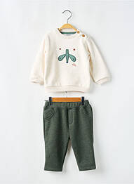 Set sportiv guler rotund verde NOUKIE'S garcon