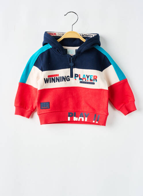 Hanorac cu glugă roșu BOBOLI băiat