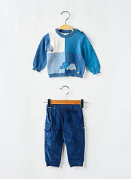 Set pantaloni plasă fină albastru MAYORAL băiat