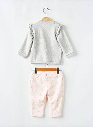 Set pantaloni mâneci lungi roz NOUKIE'S fată