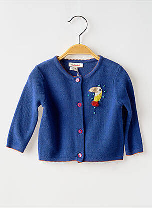 Vestă cu mâneci lungi albastru CATIMINI fată