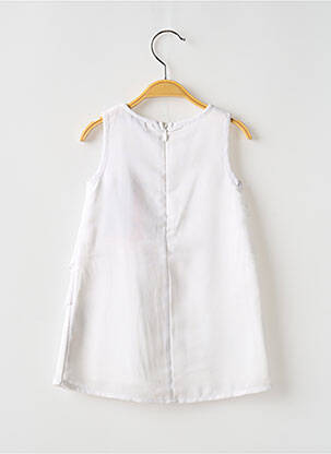 Rochie midi fără mâneci fără mâneci alb 3 POMMES fată