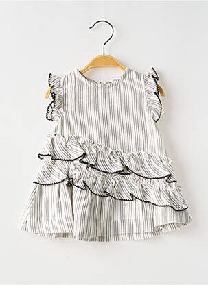 Rochie midi mâneci scurte mâneci scurte gri MAYORAL fată