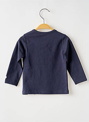 Tricou croială cambrată mâneci lungi albastru NOPPIES fată