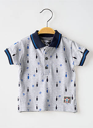 Polo albastru 3 POMMES băiat