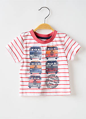 Tricou elasticitate mâneci scurte roșu BOBOLI băiat