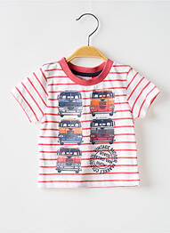 Tricou elasticitate mâneci scurte roșu BOBOLI garcon