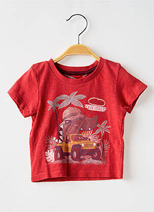 Tricou elasticitate mâneci scurte roșu BOBOLI băiat