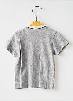 Tricou elasticitate mâneci scurte gri 3 POMMES băiat