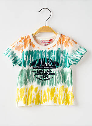 Tricou elasticitate mâneci scurte verde BOBOLI băiat