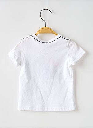 Tricou elasticitate mâneci scurte alb ABSORBA băiat