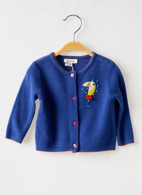 Vestă cu mâneci lungi albastru CATIMINI fată