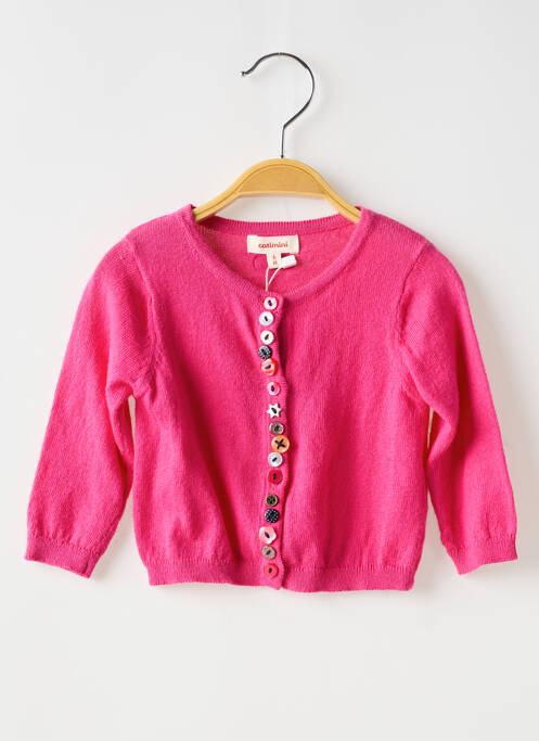 Vestă cu mâneci lungi roz CATIMINI fată